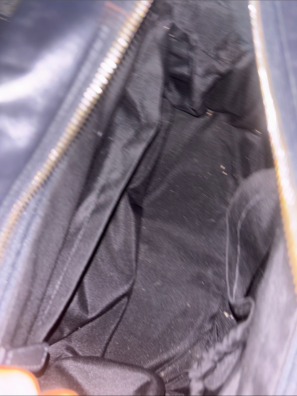 Coach Addison F18374 Black Leather Pleated Satchel with Removable Strap - Picture 9 of 11